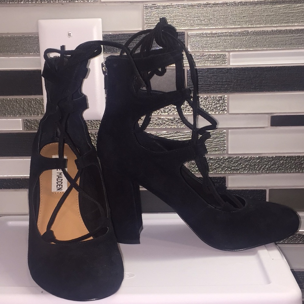 Black Steve Madden heels